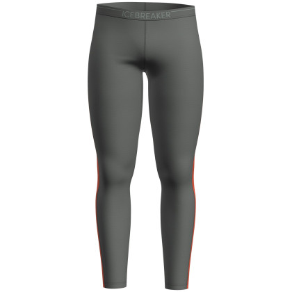 Calzoncillos funcionales de hombre Icebreaker M 200 Oasis Sonebula Leggings gris/naranja Galaxy/Blaze/Cb