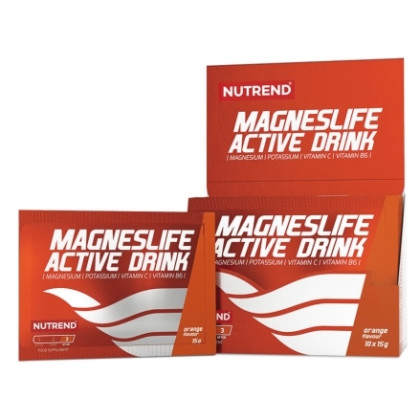 Suplemento alimenticio Nutrend Magneslife Active Drink 10 x 15 g