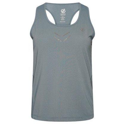 Camiseta sin mangas para mujer Dare 2b Crystallize Vest azul/gris Bluestone