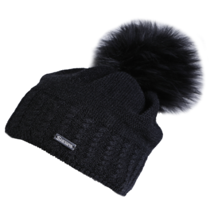 Gorro de mujer Sherpa Gaia Marino negro mel black