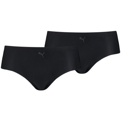 Bragas de mujer Puma Seamless Hipster 2P Pack negro Black