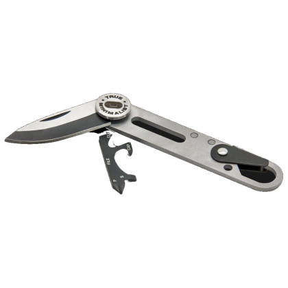 Cuchillo multiuso True Utility Minimalist plata