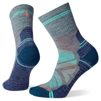 Calcetines de mujer Smartwool Hike Light Cushion Mid Crew Socks gris medium gray