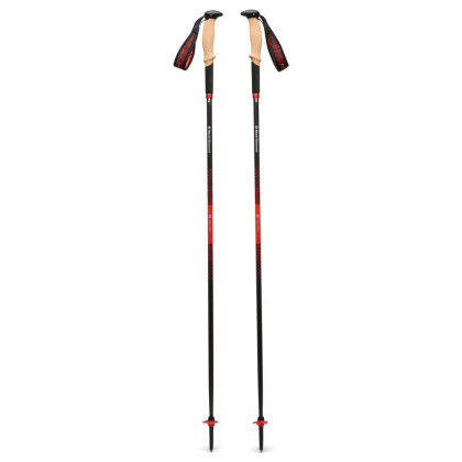 Bastones de senderismo Black Diamond Pursuit Carbon Z Poles rojo Octane (8001)