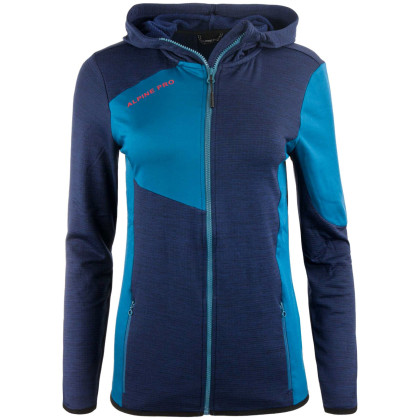 Sudadera de mujer Alpine Pro Johera azul GIBRALTAR SEA