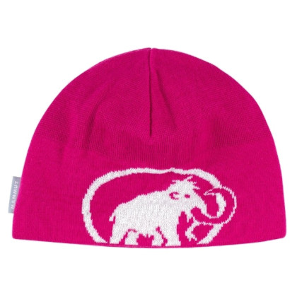 Gorro Mammut Tweak Beanie rosa/blanco pink/white