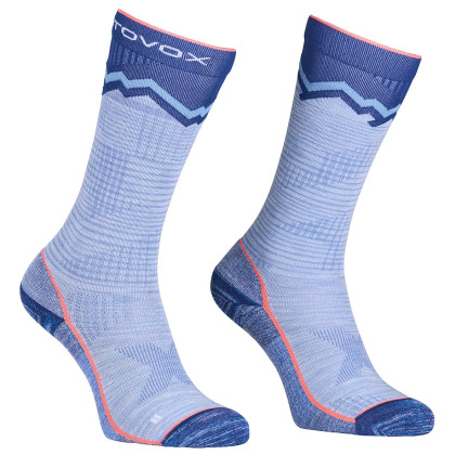 Calcetines de mujer Ortovox Tour Long Socks W azul claro ice waterfall