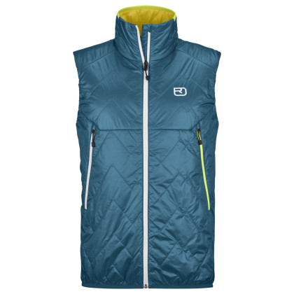 Chaleco de hombre Ortovox Swisswool Piz Vial Vest M azul petrol blue