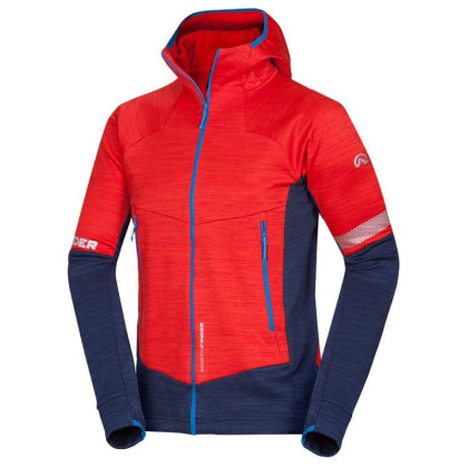 Sudadera funcional de hombre Northfinder Kevin rojo 430Redblue