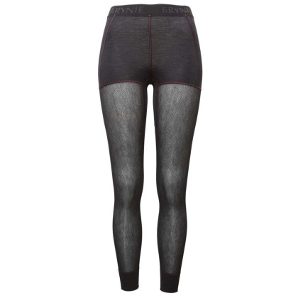 Calzoncillos funcionales de mujer Brynje of Norway Wool Thermo Light Longs negro Black