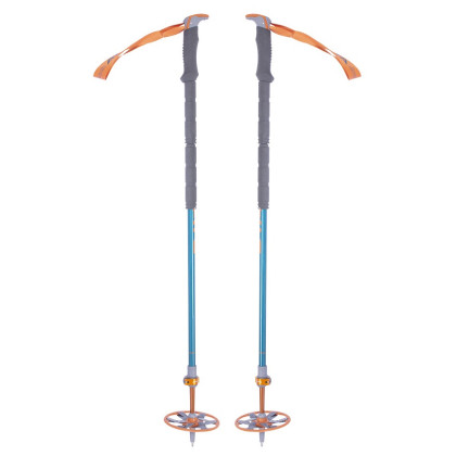 Bastones de senderismo Pinguin Tour Long FL Foam azul/naranja