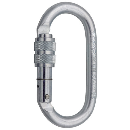 Mosquetón Camp Oval Pro Lock plata