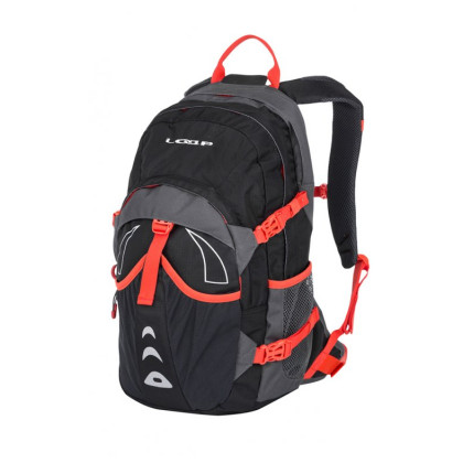 Mochila de ciclismo Loap Topgate negro/rojo Black/Red