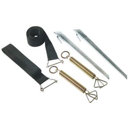 Juego para tienda de campaña Bo-Camp Tie-down kit Universal negro Black