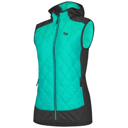 Chaleco de mujer Etape ARTEMIS PRO 2.0 negro/verde mint/černá