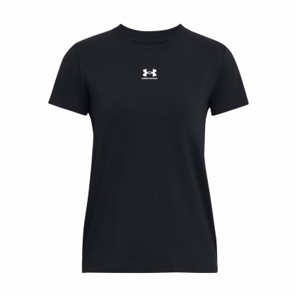 Camiseta de mujer Under Armour Off Campus Core SS negro Black/White