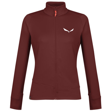 Chaqueta de mujer Salewa Puez Pl W Jacket rojo 1570 - syrah