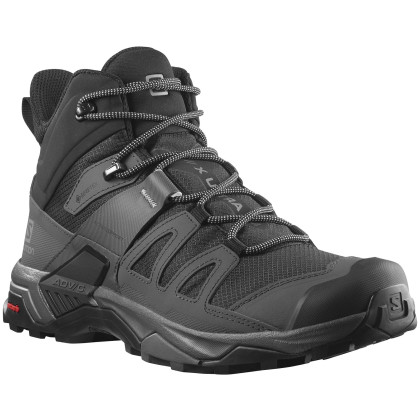 Calzado de senderismo para hombre Salomon X Ultra 4 Mid Gtx negro black