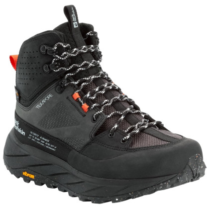 Calzado de senderismo para mujer Jack Wolfskin Terraquest Texapore Mid W negro phantom