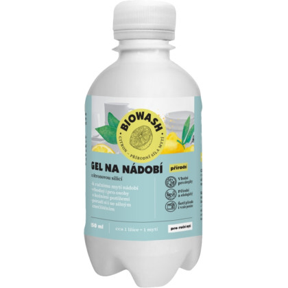 Gel para vajilla Biowash 250 ml de limón