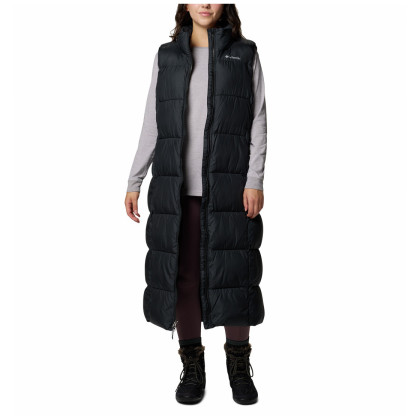 Chaleco de mujer Columbia Puffect™ Long Vest negro Black