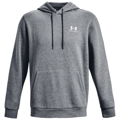 Sudadera de hombre Under Armour Essential Fleece Hoodie gris PitchGrayMediumHeather/White