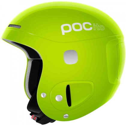 Casco de esquí para niños POC Pocito Skull verde FluorescentYellow/Green