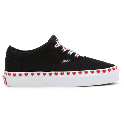 Calzado para niños Vans My Doheny negro/rojo (Heart Foxing)Black/White