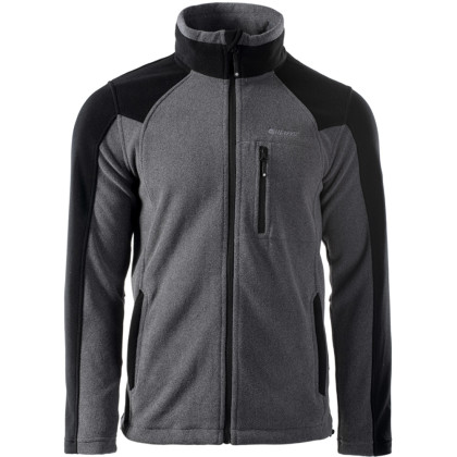 Sudadera de hombre Hi-Tec Monar gris EbonyMelange/Black