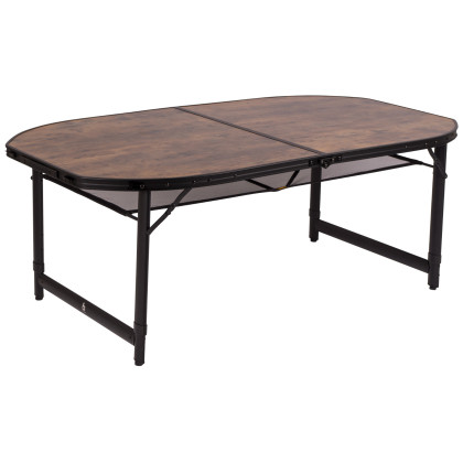 Mesa Bo-Camp Woodbine 150x80cm marrón/negro Brown