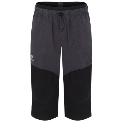 Pantalones de tres cuartos para niños Hannah Rumex Jr gris/negro dark shadow/anthracite