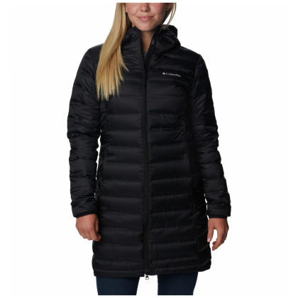 Abrigo de mujer Columbia Lake 22™ II Down Long Hooded Jacket negro Black