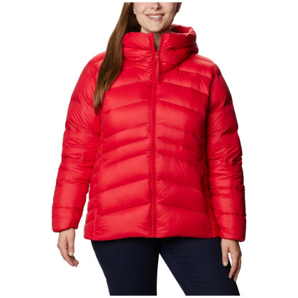 Chaqueta de mujer Columbia Autumn Park Down Hooded rojo RedLily