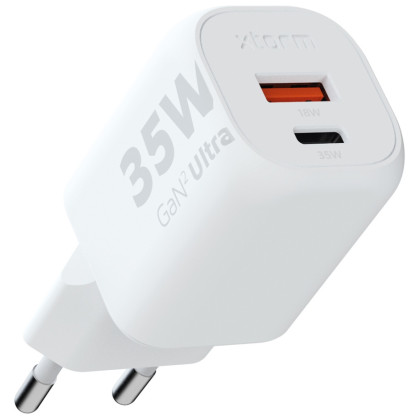 Cargador Xtorm 35W GaN2 Ultra Wall Charger blanco White