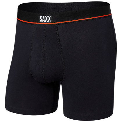 Calzoncillos bóxer Saxx Non-Stop Stretch Cotton Boxer Brief Fly negro Black