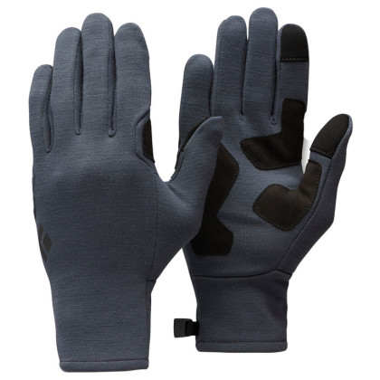 Guantes Black Diamond Heavyweight Wool Liners gris Charcoal (0038)