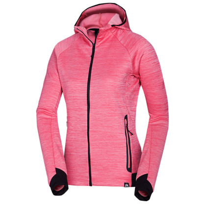 Sudadera funcional de mujer Northfinder Pauline rosa 634pinkmelange