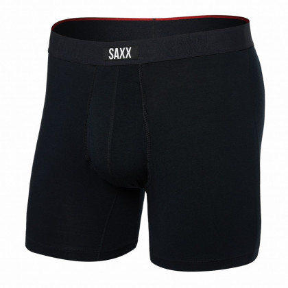 Calzoncillos bóxer Saxx Vibe Xtra Super Soft Boxer Brief Fly negro Black