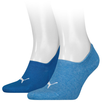 Calcetines Puma Footie 2P High Cut azul true blue