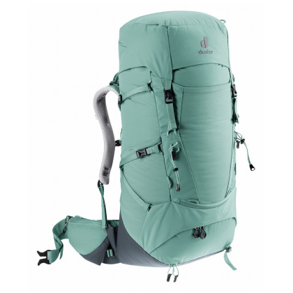 Mochila de senderismo Deuter Aircontact Core 45+10 SL azul claro jade-graphite