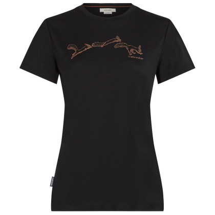 Camiseta de mujer Icebreaker W Mer 150 Tech Lite SS Tee Airbourne Squ