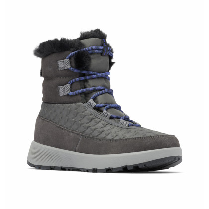 Botas de nieve para mujer Columbia Slopeside Peak™ Luxe gris Shark, Clematis Blue