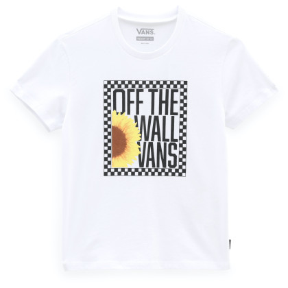 Camiseta para niños Vans Sunlit Crew blanco White