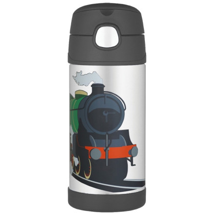 Termo para niños Thermos Funtainer Vlak negro Train