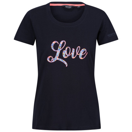 Camiseta de mujer Regatta Filandra VIII azul/ azul claro Navy Love