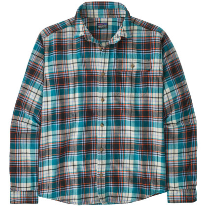 Camisa de hombre Patagonia Fjord Flannel Shirt azul/ azul claro Lavas: Belay Blue