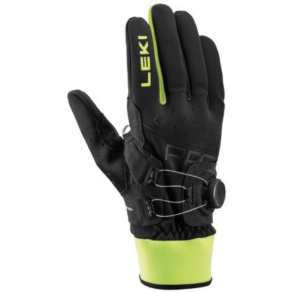 Guantes Leki PRC Boa® Shark negro/verde black-neon yellow