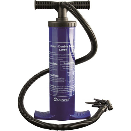 Hinchador Outwell Double Action Pump azul