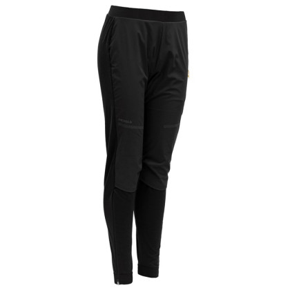 Pantalones de mujer Devold Running Cover Woman Pants negro Caviar