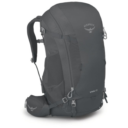 Mochila de senderismo para mujer Osprey Viva 45 gris tunnel vision grey